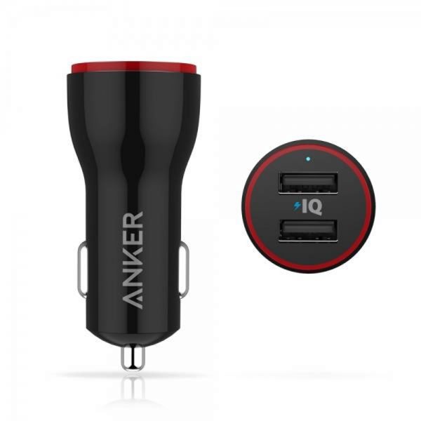 Sạc ô tô Anker 2 cổng 24w - (PowerDrive 2, 24w)
